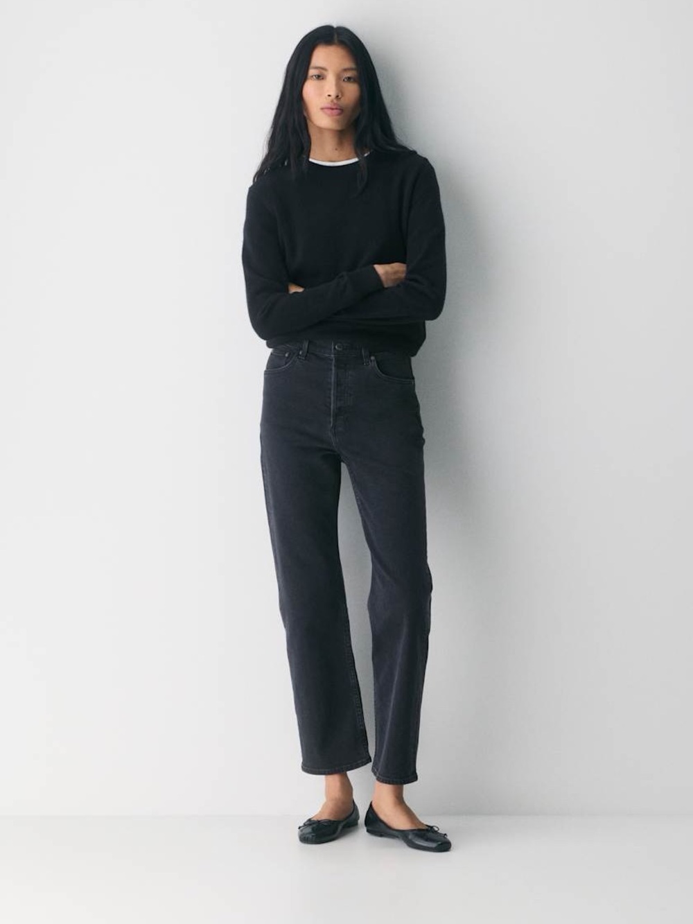 Denim Forum The Arlo Hi-Rise Straight Jean